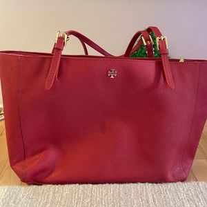 {Tory Burch} York laptop buckle tote